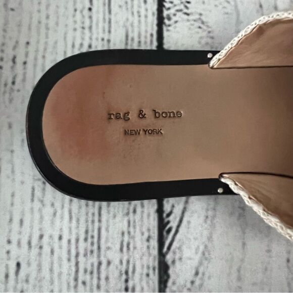 Rag & Bone Keaton Slip On Slides in Pink Combo Size 5.5 - Picture 5 of 9